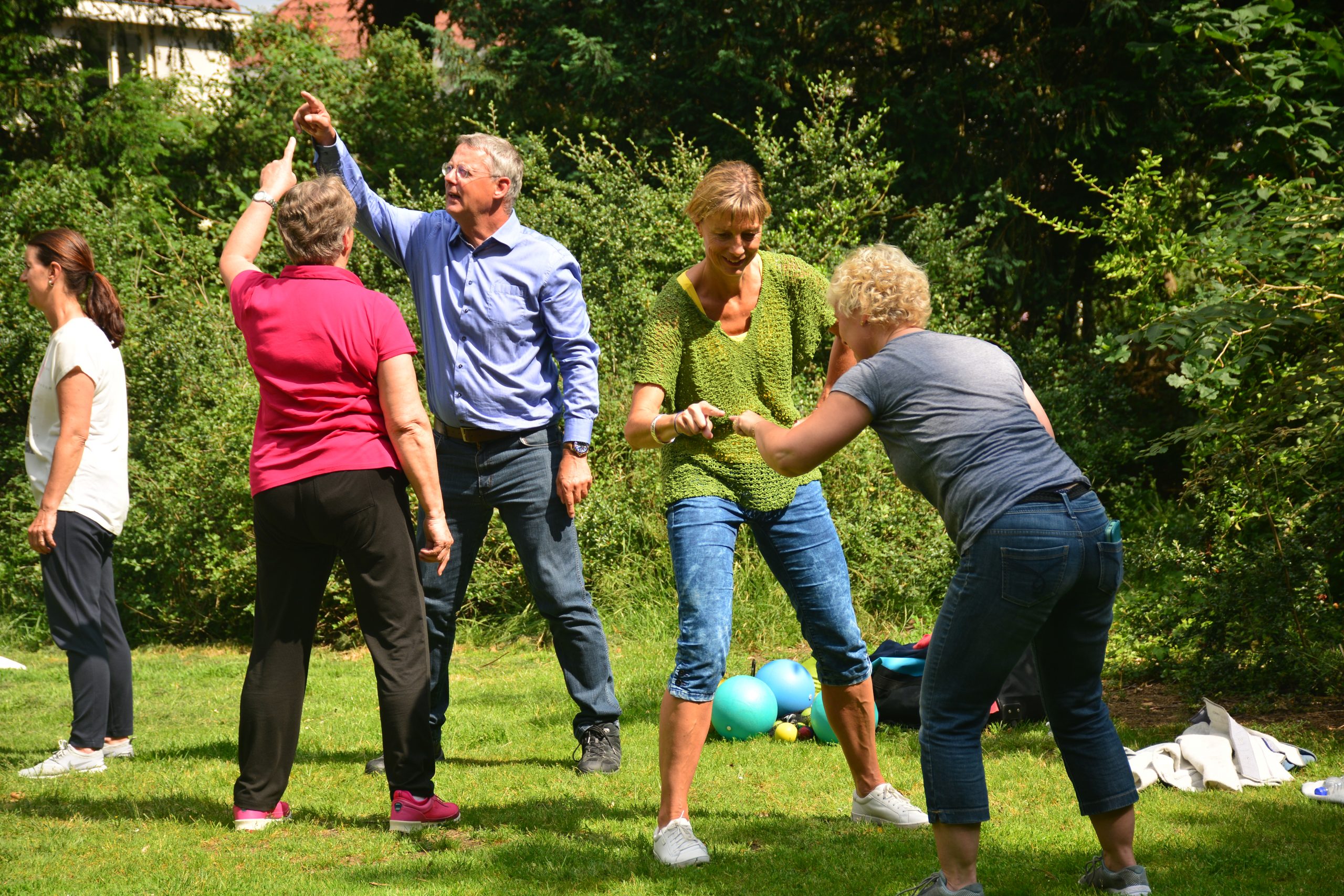 FitStap Amsterdam, MindWalker. Deelnemers aan de cursus spiegelen elkaar.