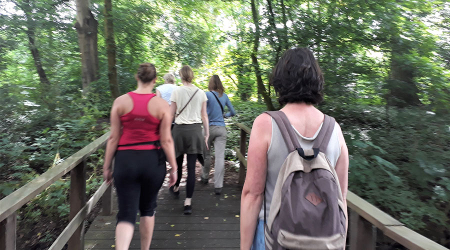 Mindful wandelen in een groep, MindWalker